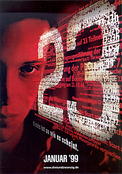 Plakatmotiv: 23 – Nichts ist so, wie es scheint (1998)