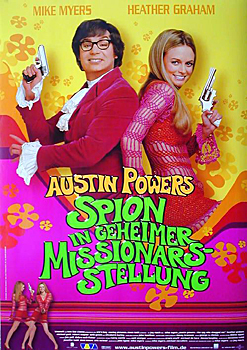 Plakatmotiv: Austin Powers – Spion in geheimer Missionars-Stellung (1999)