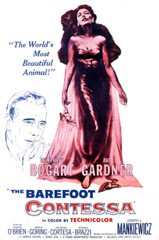 Plakatmotiv: Die barfüßige Gräfin (1954)
