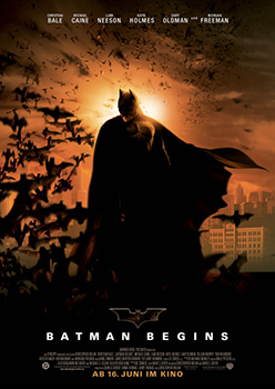 Plakatmotiv: Batman begins (2005) Plakatmotiv: Batman begins (2005)