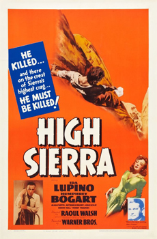 Kinoplakat (US): Entscheidung in der Sierra – High Sierra (1941)