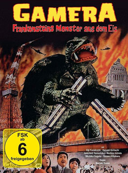 DVD-Cover: Gamera – Frankensteins Monster aus dem Eis (1965)