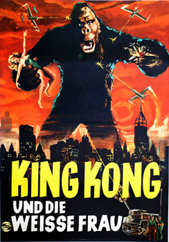 Plakatmotiv: King Kong und die weiße Frau (1933)
