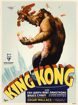 Plakatmotiv (US): King Kong und die weiße Frau (1933)
