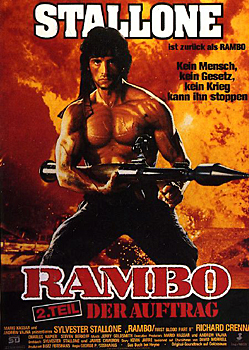 Plakatmotiv: Rambo II – Der Auftrag (1985)