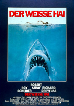 Plakatmotiv: Der weiße Hai (1975)