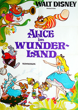 Kinoplakat: Alice im Wunderland