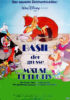 Kinoplakat: Basil, der große Mäusedetektiv