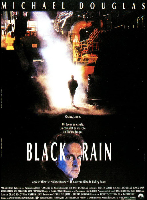 Plakatmotiv (Fr.): Black Rain (1989)