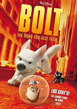 Kinoplakat: Bolt – Ein Hund für alle Fälle