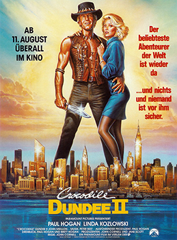 Kinoplakat: Crocodile Dundee II