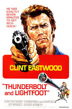 Plakatmotiv (US): Thunderbolt and Lightfoot – Die Letzten beißen die Hunde (1974)