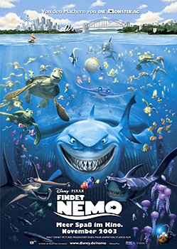 Kinoplakat: Findet Nemo