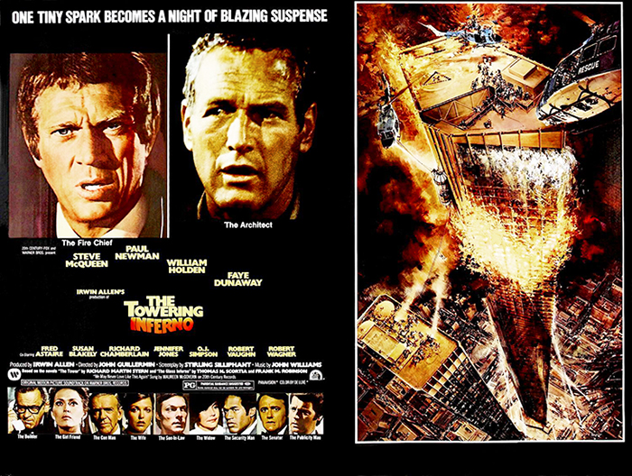 Kinoplakat (US): Flammendes Inferno