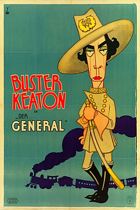 Plakatmotiv: Der General (1926) Plakatmotiv: Der General (1926)