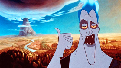 Hades, Gott der Unterwelt in Disneys Hercules