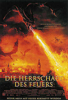 Plakatmotiv: Herrschaft des Feuers (2002)