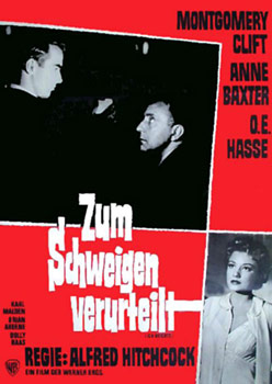 Plakatmotiv: Zum Schweigen verurteilt (Ich beichte) (1953)