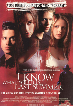 Plakatmotiv: Ich weiß, was Du letzten Sommer getan hast (1997)