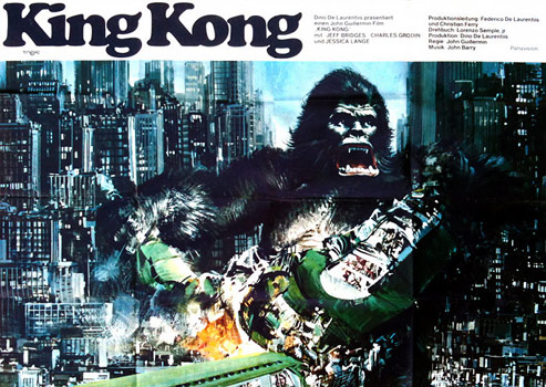 Plakatmotiv: King Kong (1976)