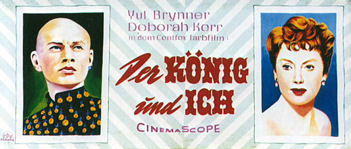 Plakatmotiv: Der König und ich (1956)