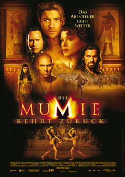 Kinoplakat: Die Mumie kehrt zurück