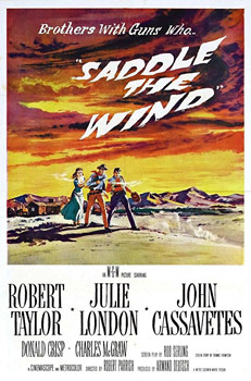 Plakatmotiv (US): Saddle the Wind – Vom Teufel geritten (1958)